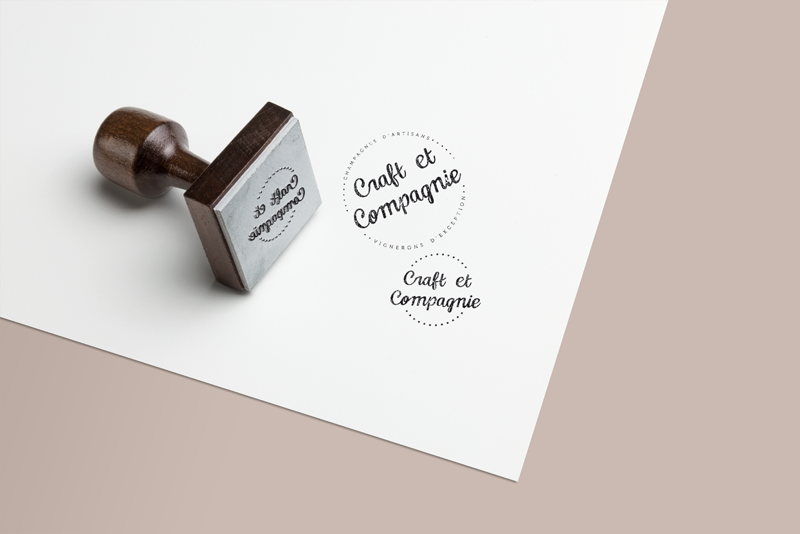 Craft et Compagnie - Tampons des logotypes - &copy; Olivia Verlut
