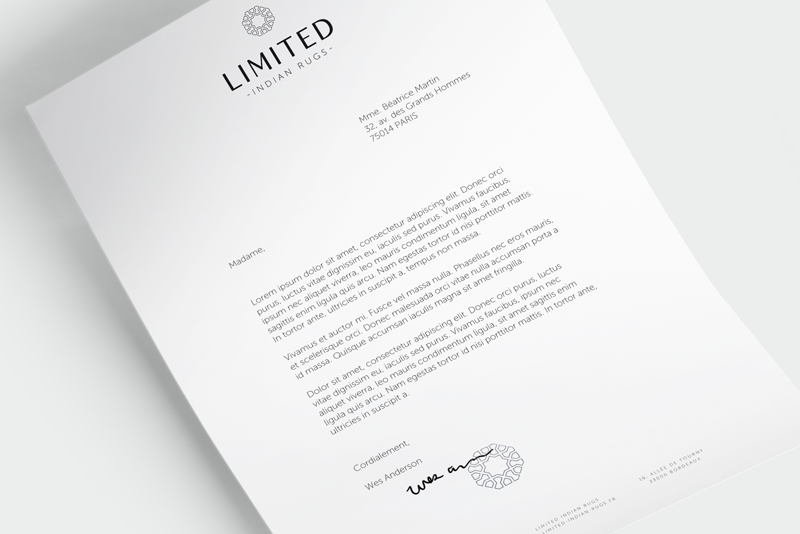 Olivia Verlut - Designer Graphique - Projets - Limited - INDIAN RUGS